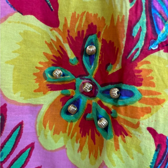 Madison Studio Orange Multi-Color Patterned Jacket - Picture 5 of 6